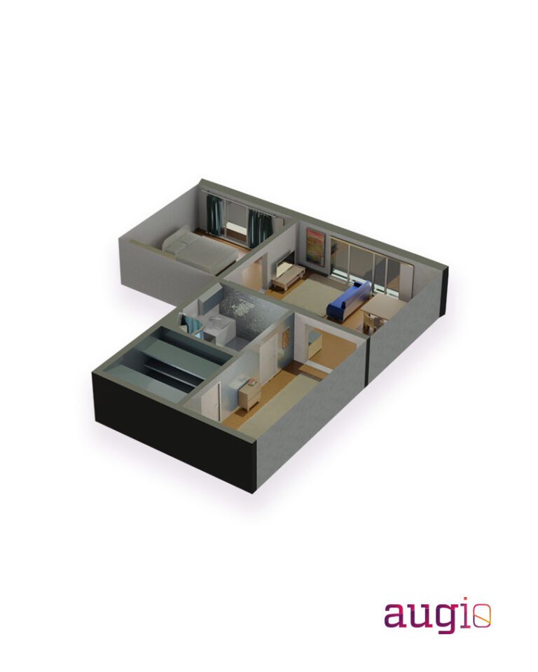 Asunnon 3D-visualisointi