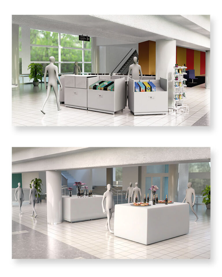 3d mallinnus Tritonus levykaupalle, Tampere talolle