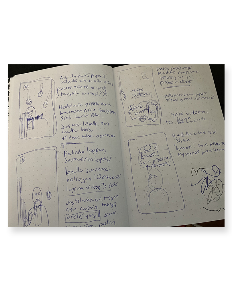 Hartwall Jaffa hedelmäpelin storyboard