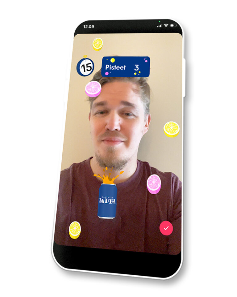 augio teki hartwallille tiktok-filtterin